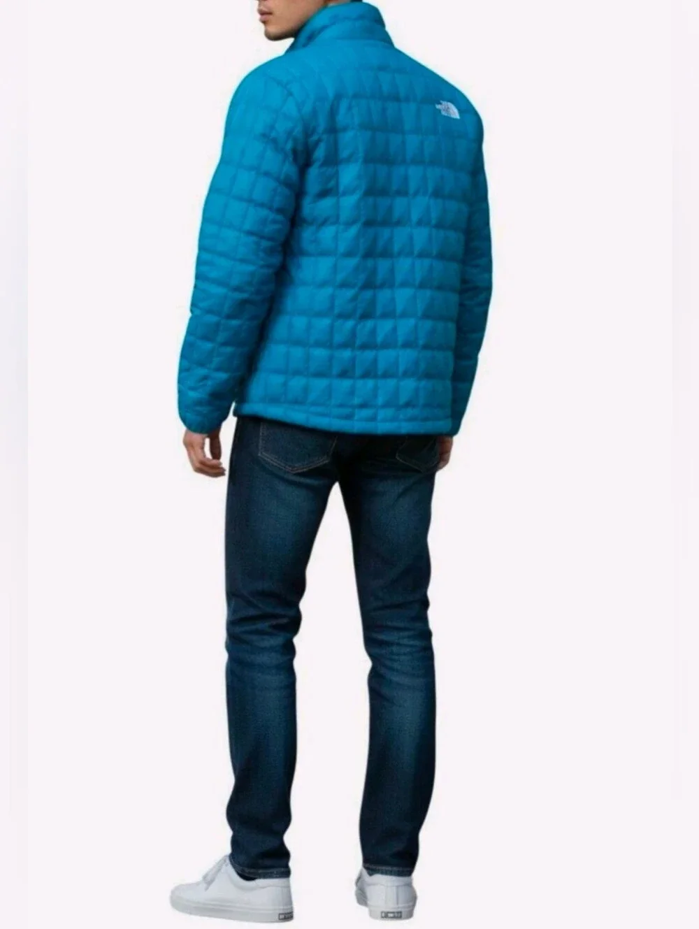 The North Face TNF Thermal Insulation Jacket Digital Steel Blue Sz XL Thermoball